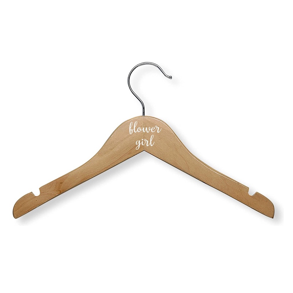 Natural Wood Flower Girl Hanger